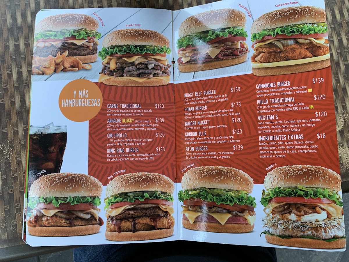 Hamburguesas Hm Plaza Inn Menu Photo 6