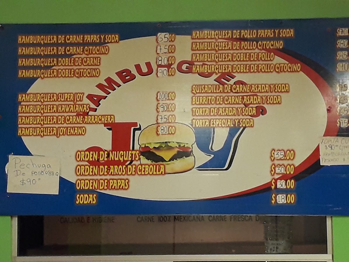 Hamburguesas Joy Menu Photo 2