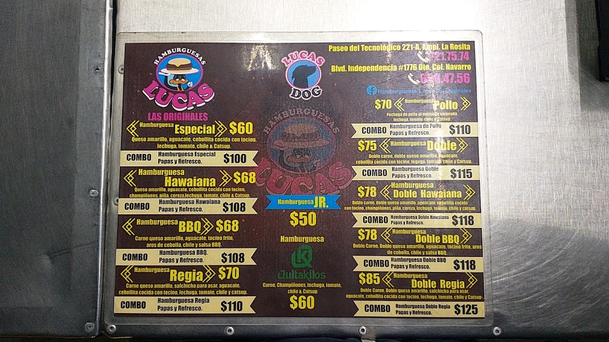 Hamburguesas Lucas Menu Photo 3