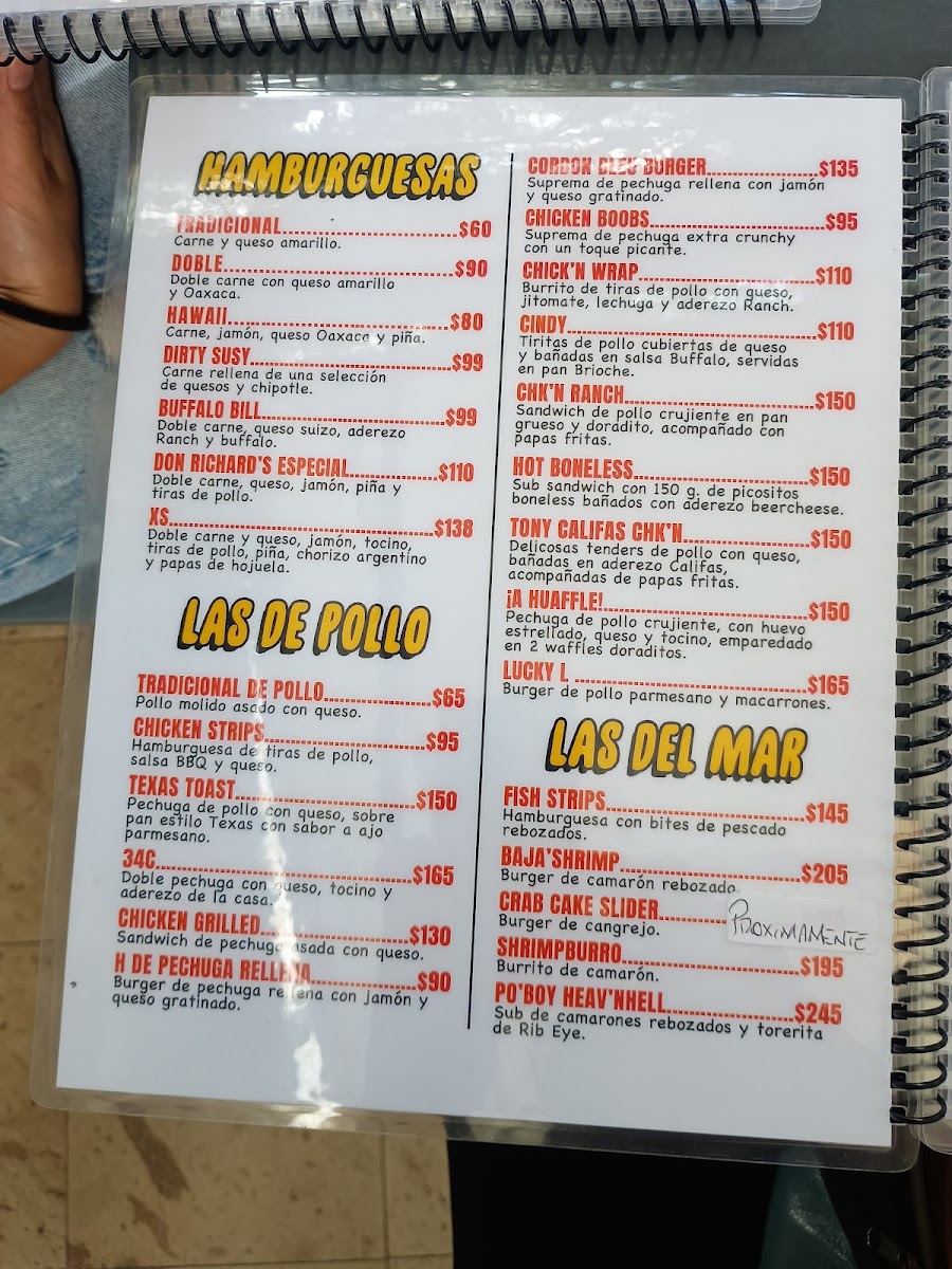 Hamburguesas Lucky Paul's Menu Photo 8