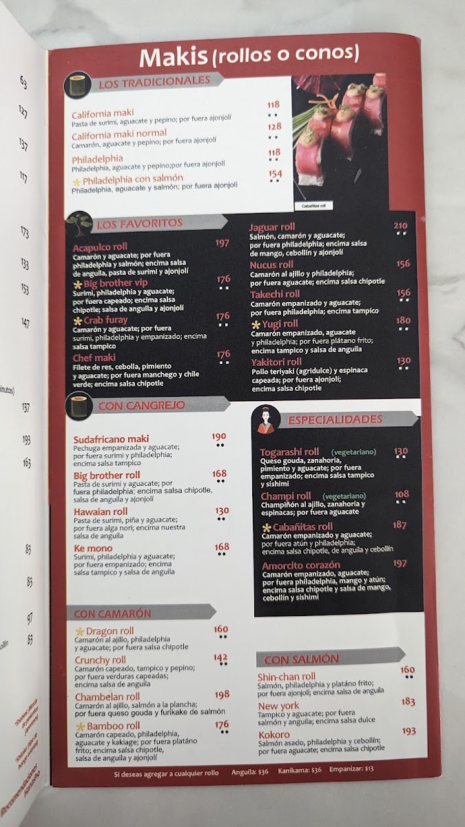 Hanasho Sushi Bar Menu Photo 3