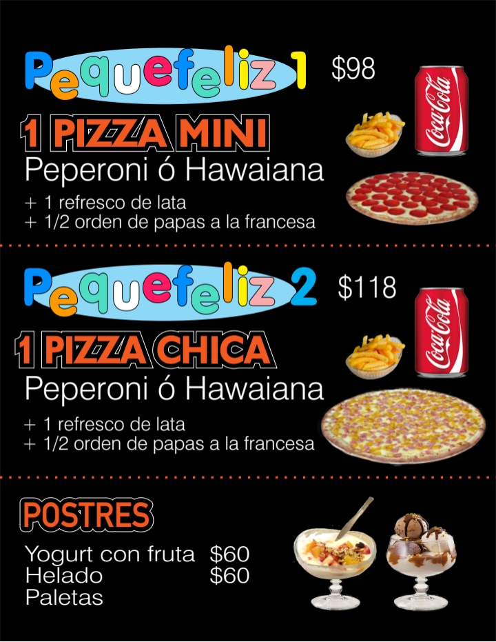 Hermano's Pizza Menu