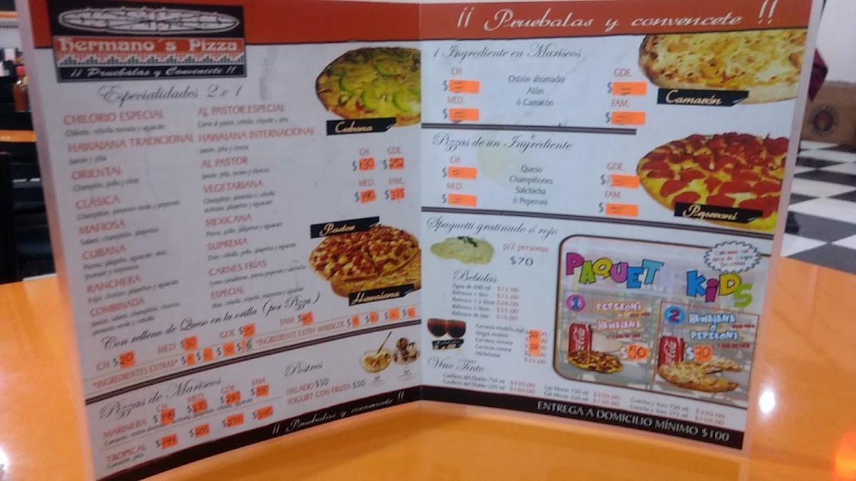 Hermano's Pizza Menu Photo 8