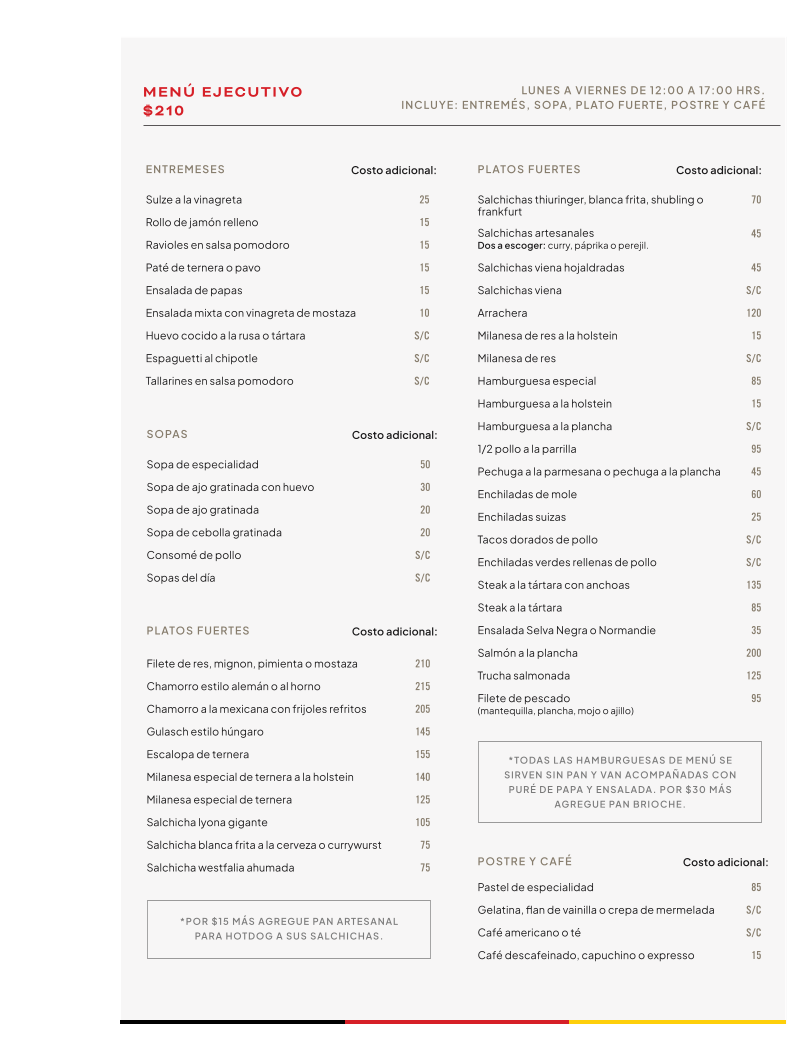 Hosteria De La Selva Negra Menu Photo 4