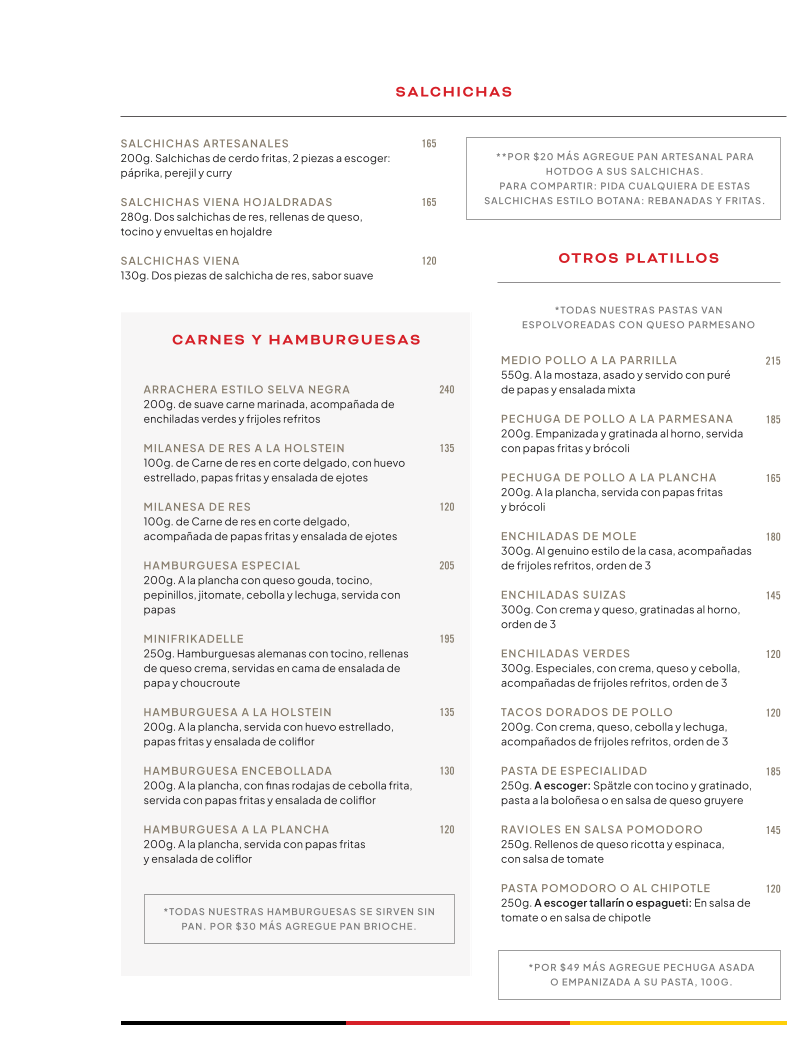 Hosteria De La Selva Negra Menu Photo 6