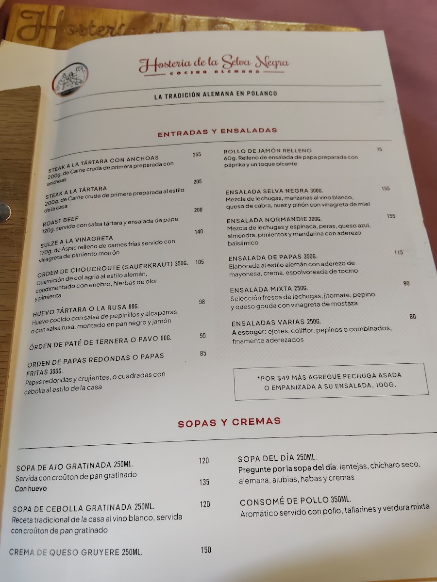 Hosteria De La Selva Negra Menu Photo 8