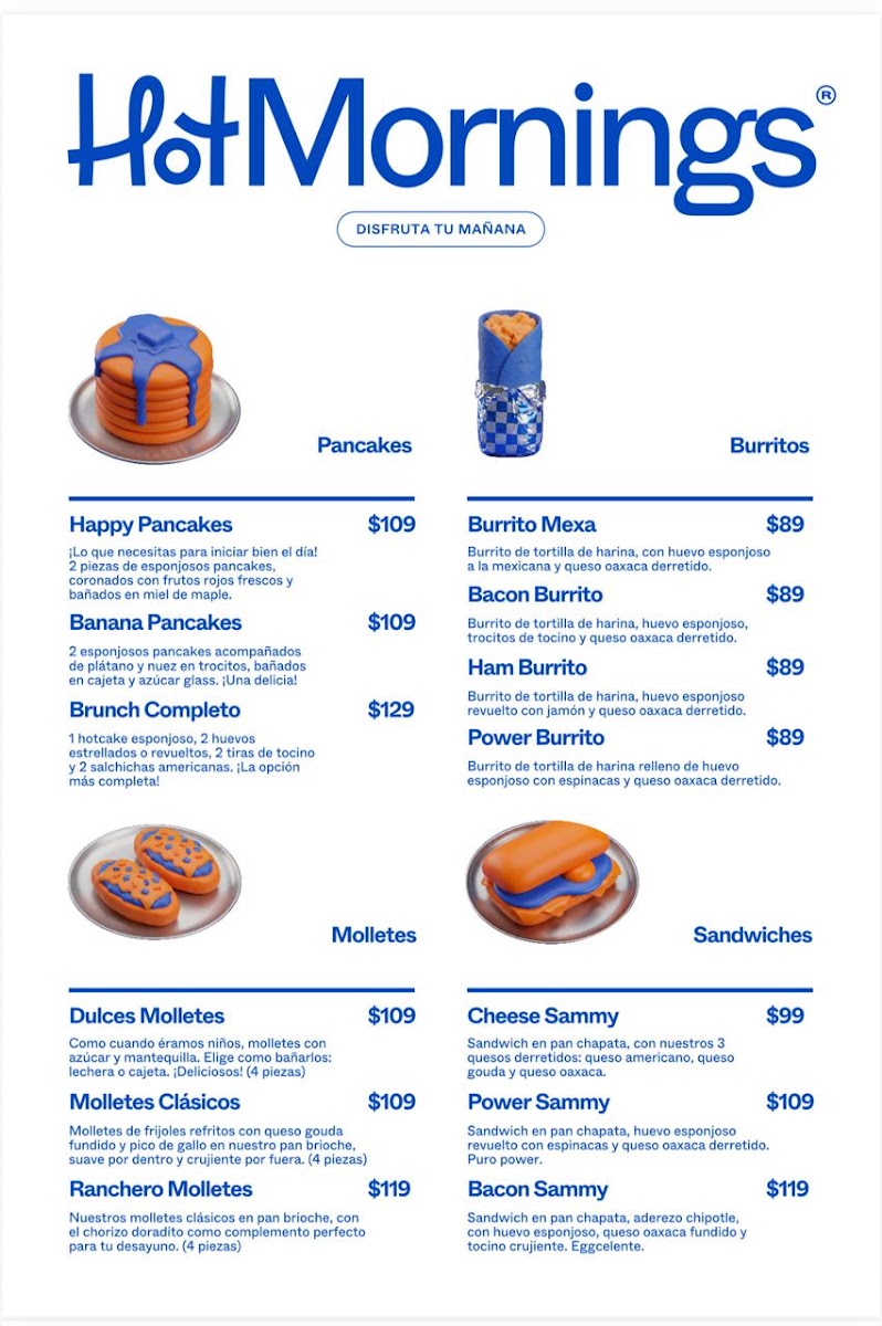 Hot Burger La Calma Menu
