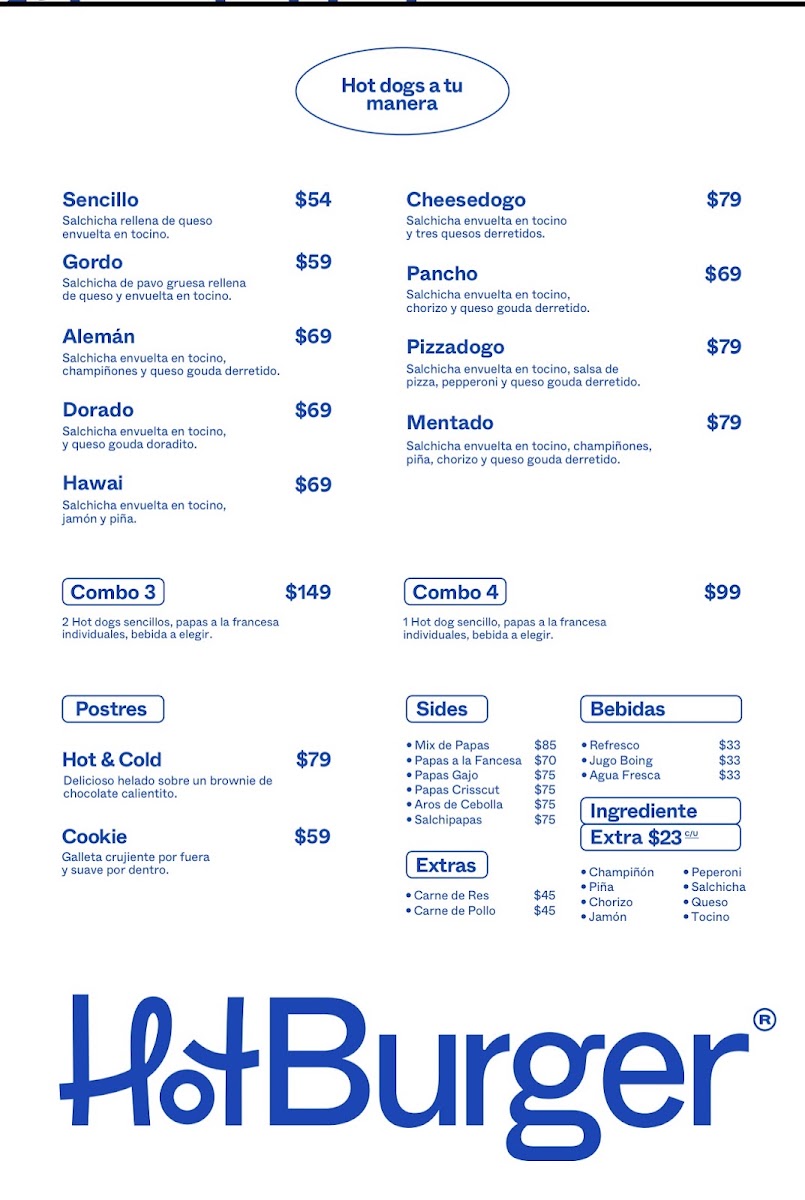 Hot Burger La Calma Menu Photo 2