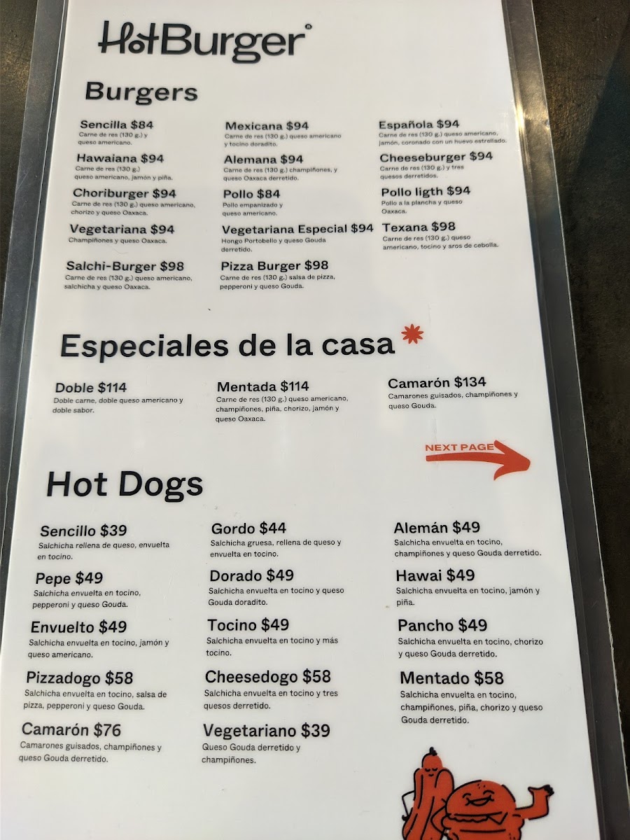 Hot Burger La Calma Menu Photo 6