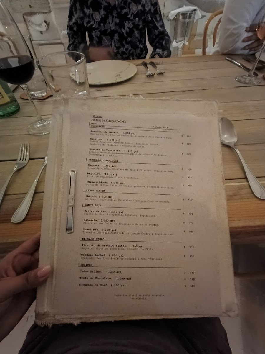 Hueso Restaurante Menu Photo 9