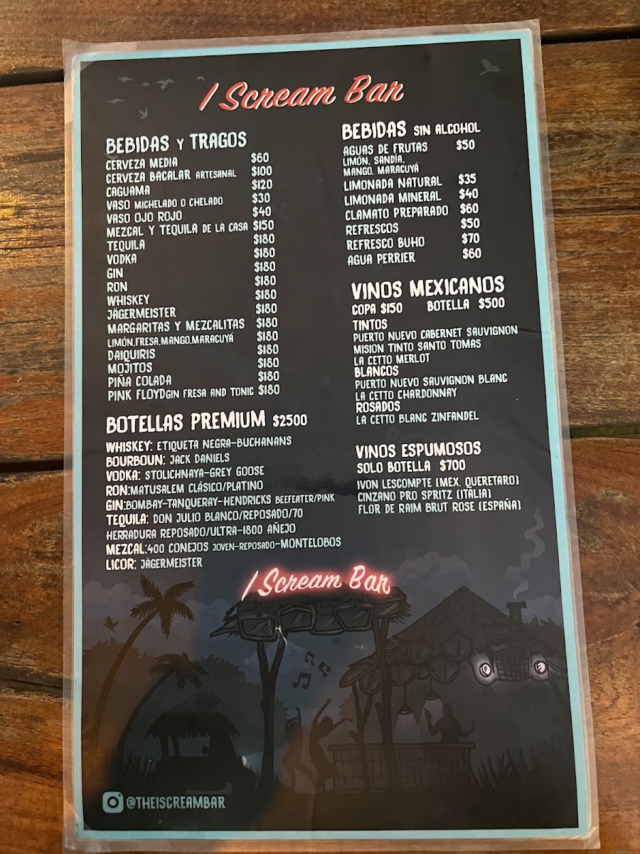 I Scream Bar Bacalar Menu Photo 10