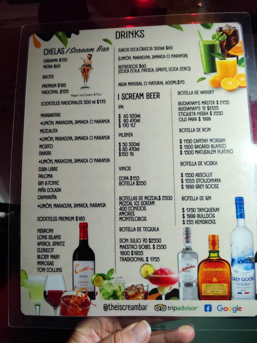 I Scream Bar Bacalar Menu Photo 3