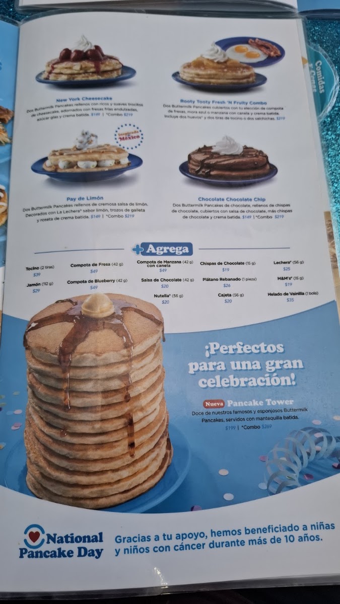 Ihop Huinala Menu