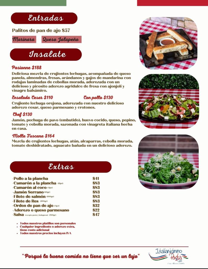 Italianisimmo Pasta Y Cafe Menu Photo 10
