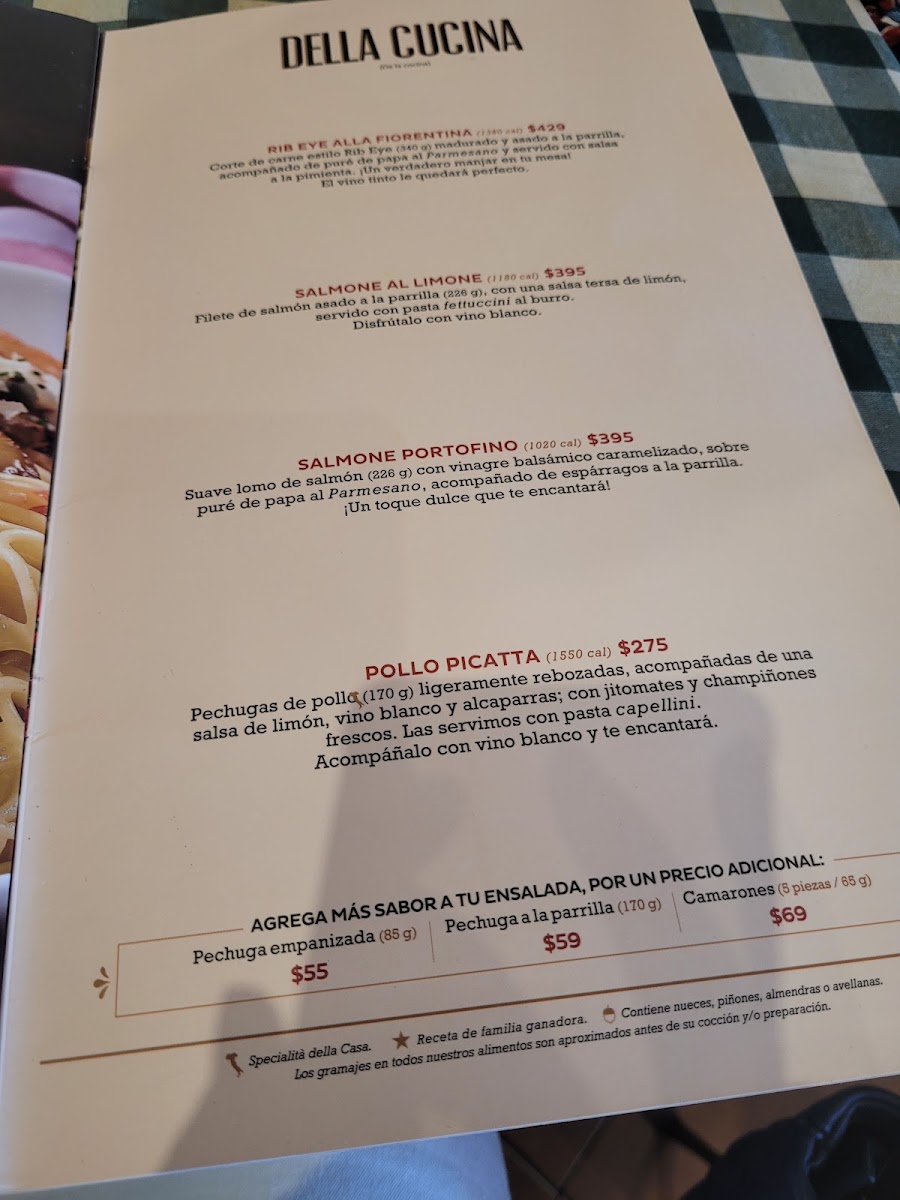 Italianni's Cd. Del Carmen Menu Photo 4