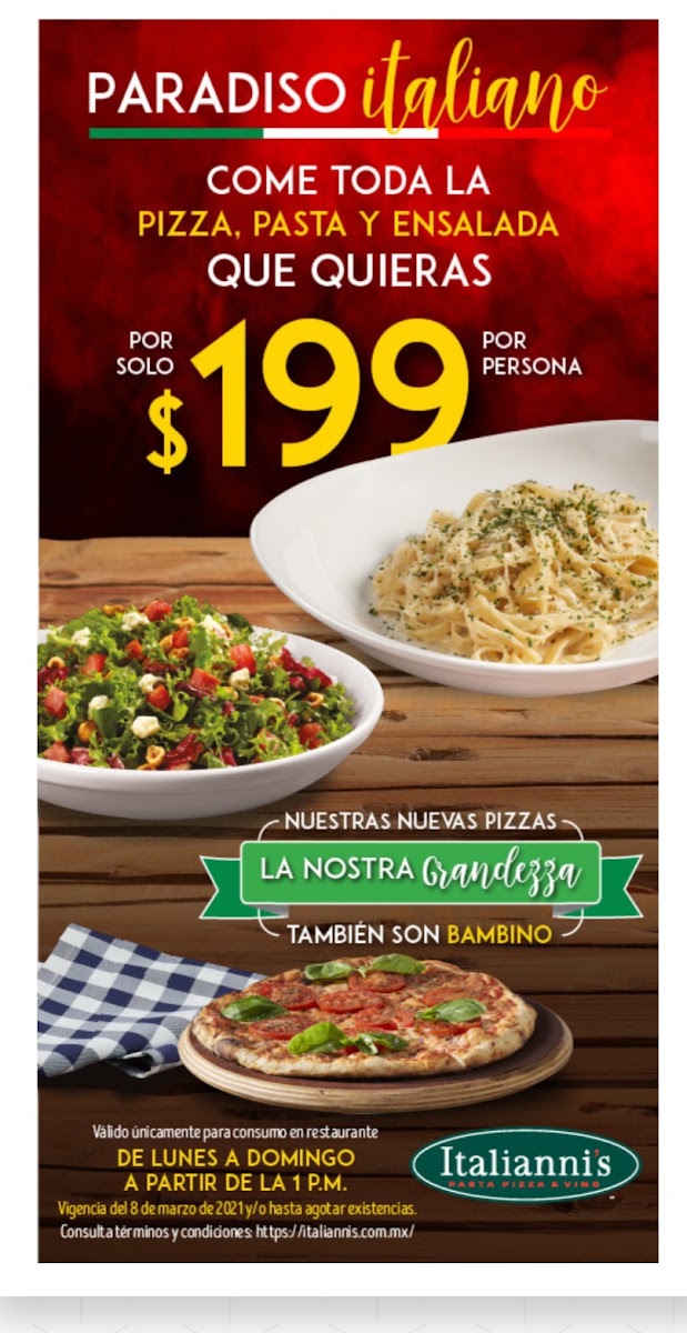 Italianni's Lomas Verdes Menu Photo 3