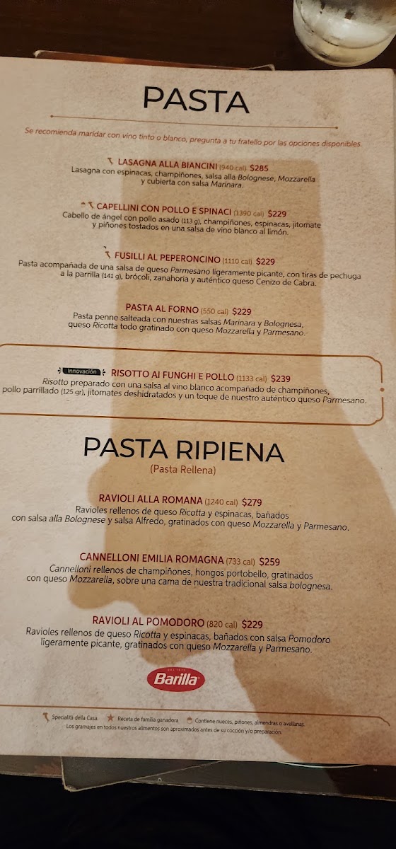 Italianni's Villahermosa Altabrisa Tabasco Menu Photo 3