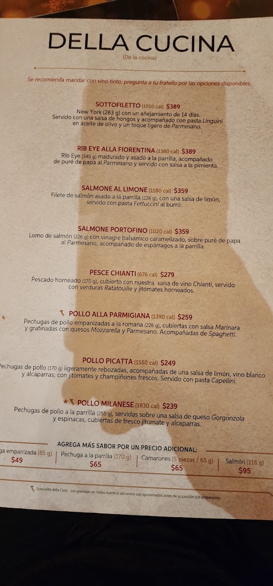 Italianni's Villahermosa Altabrisa Tabasco Menu Photo 7