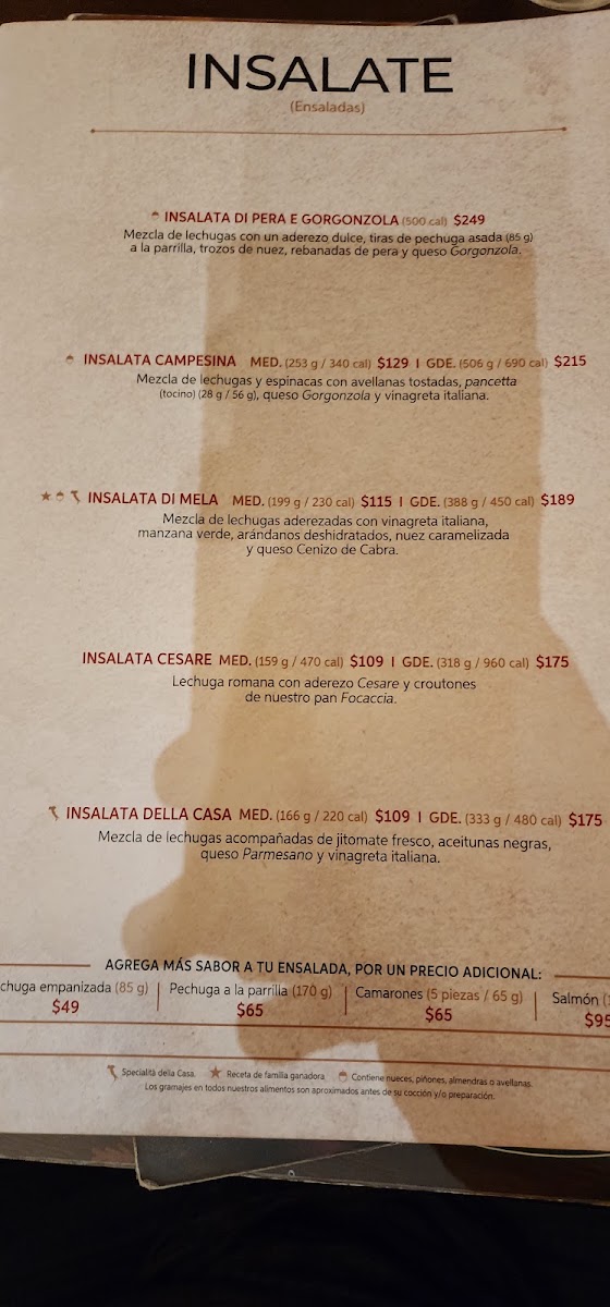 Italianni's Villahermosa Altabrisa Tabasco Menu Photo 9