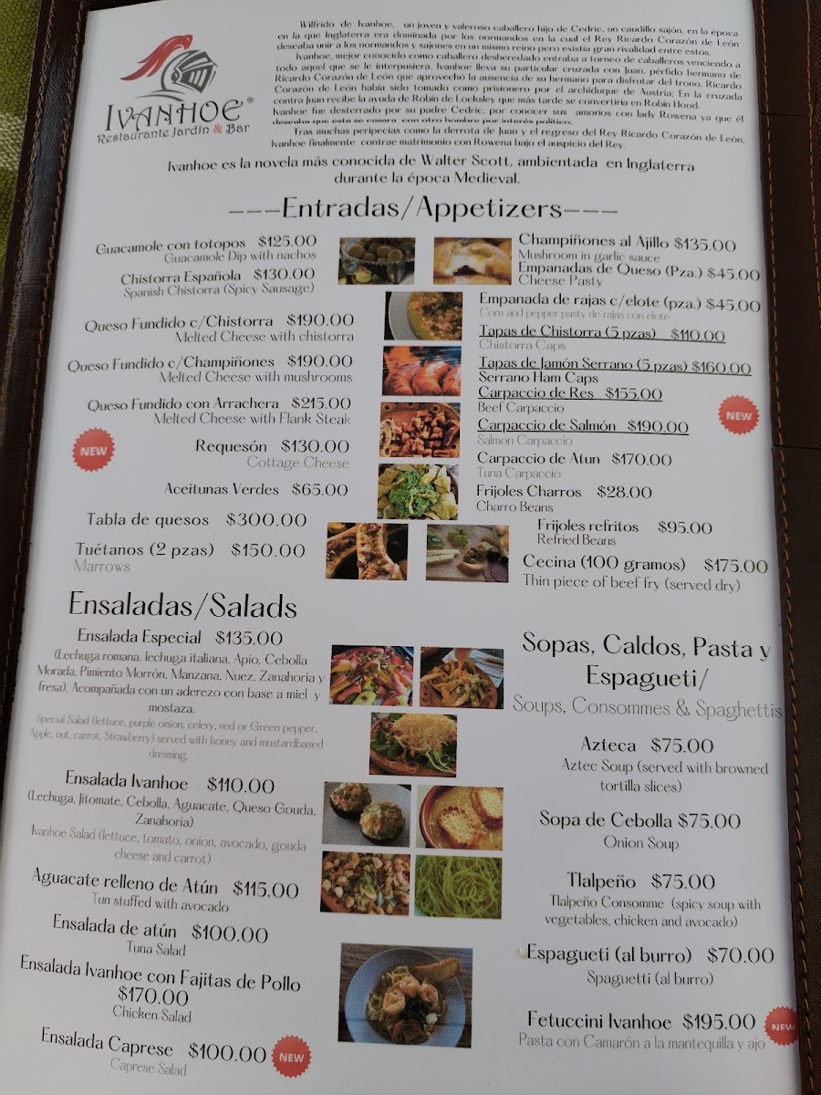 Ivanhoe Restaurante Menu Photo 3