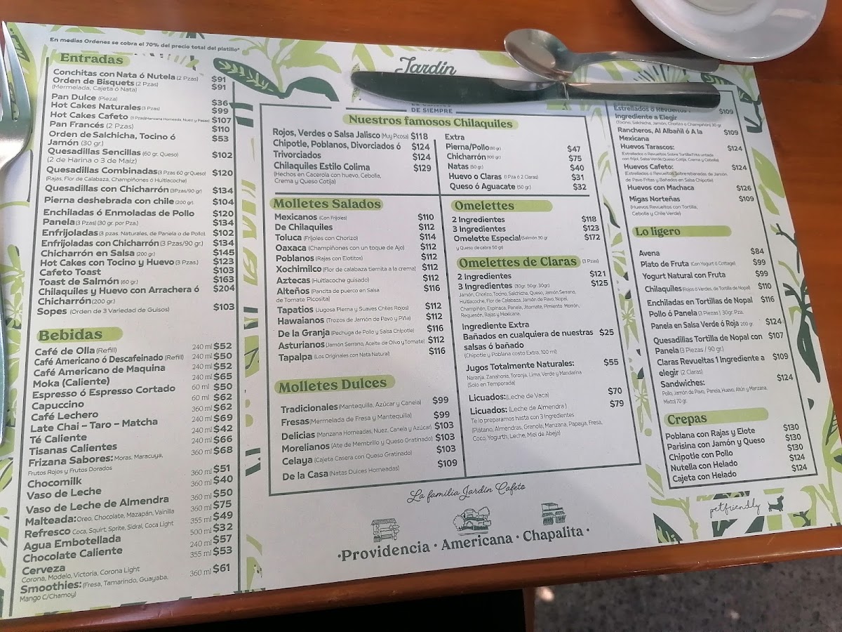 Jardin Cafeto La Americana Menu Photo 2