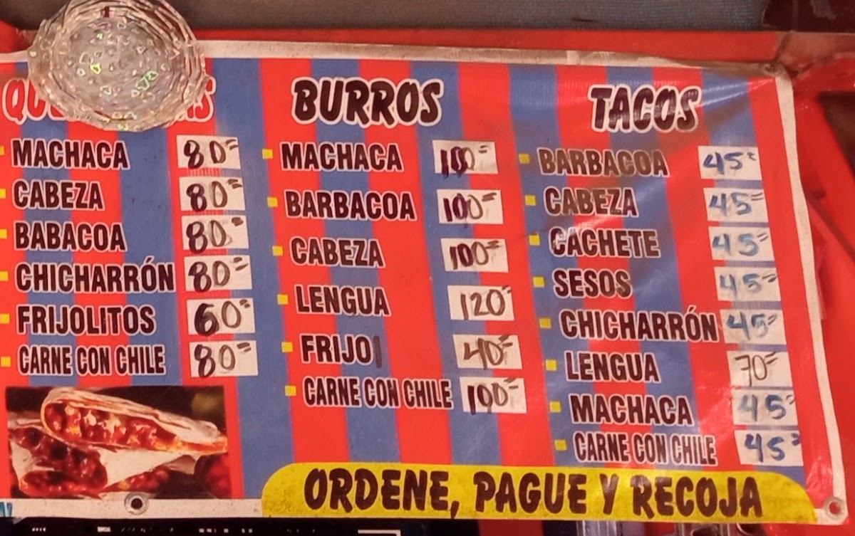 Johnny's Tacos De Cabeza Menu Photo 2