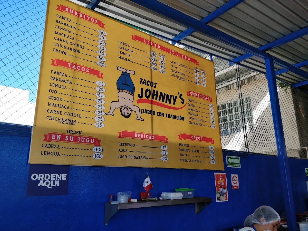 Johnny's Tacos De Cabeza Menu Photo 7