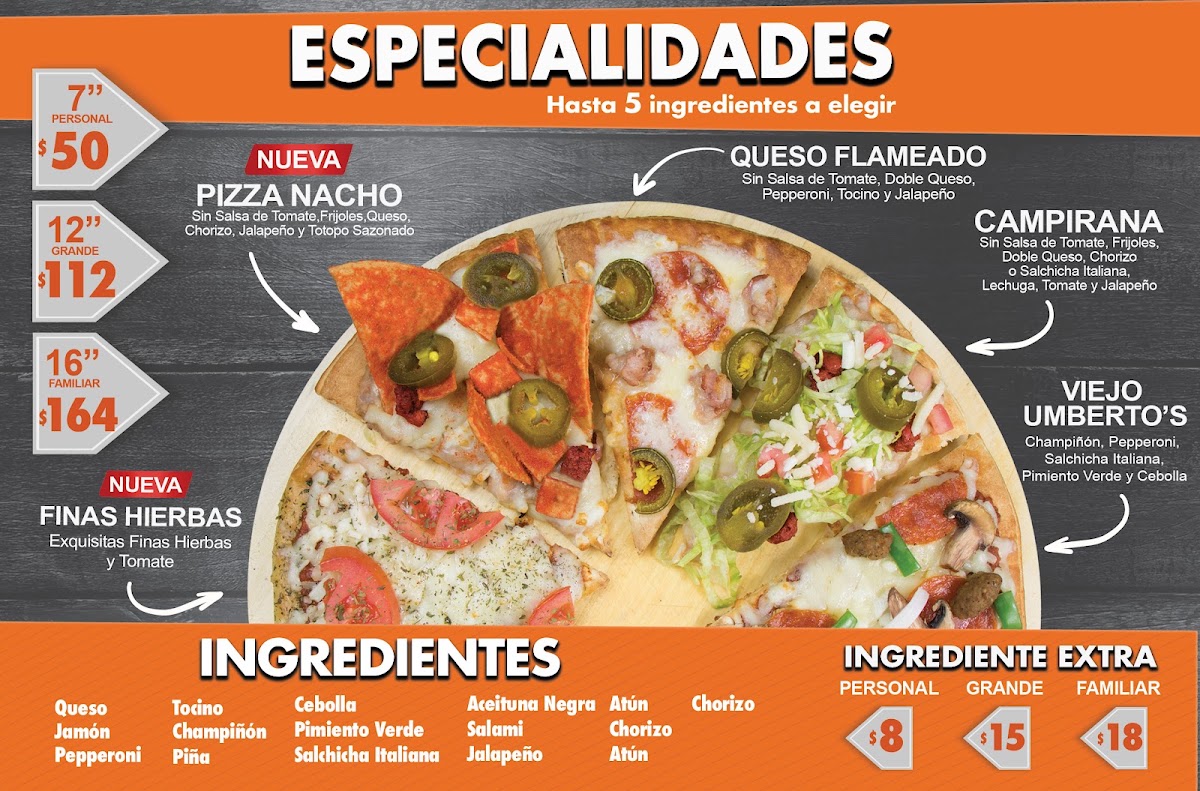 Josephino's Pizza - Valle Menu Photo 4