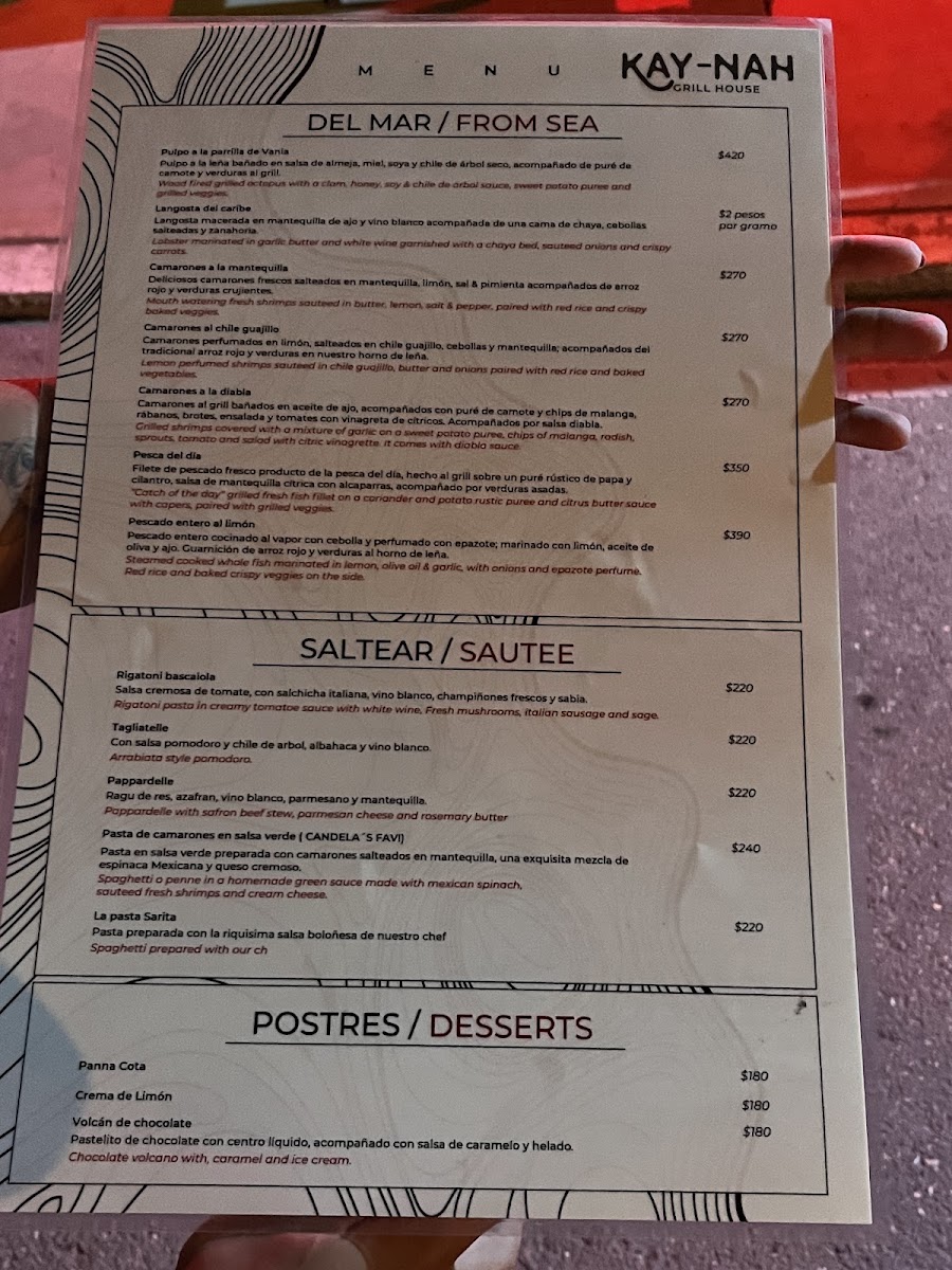 Kay Nah Menu Photo 2