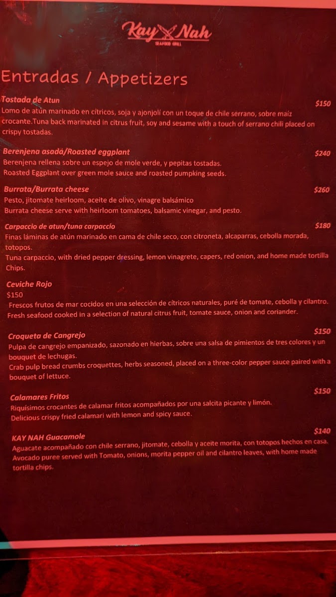 Kay Nah Menu Photo 4