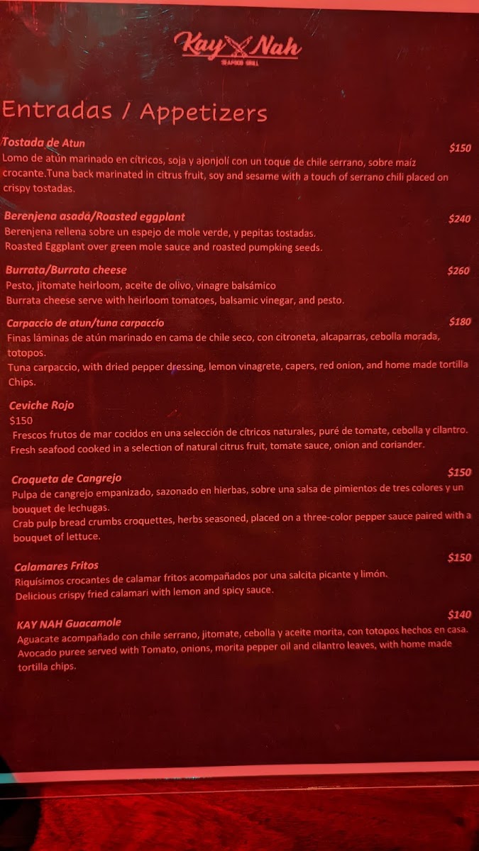 Kay Nah Menu Photo 5
