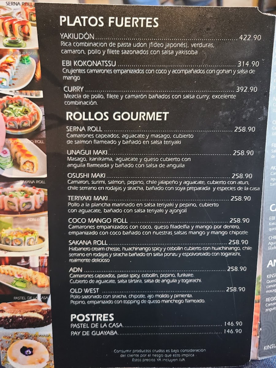 Kinsui Menu Photo 3