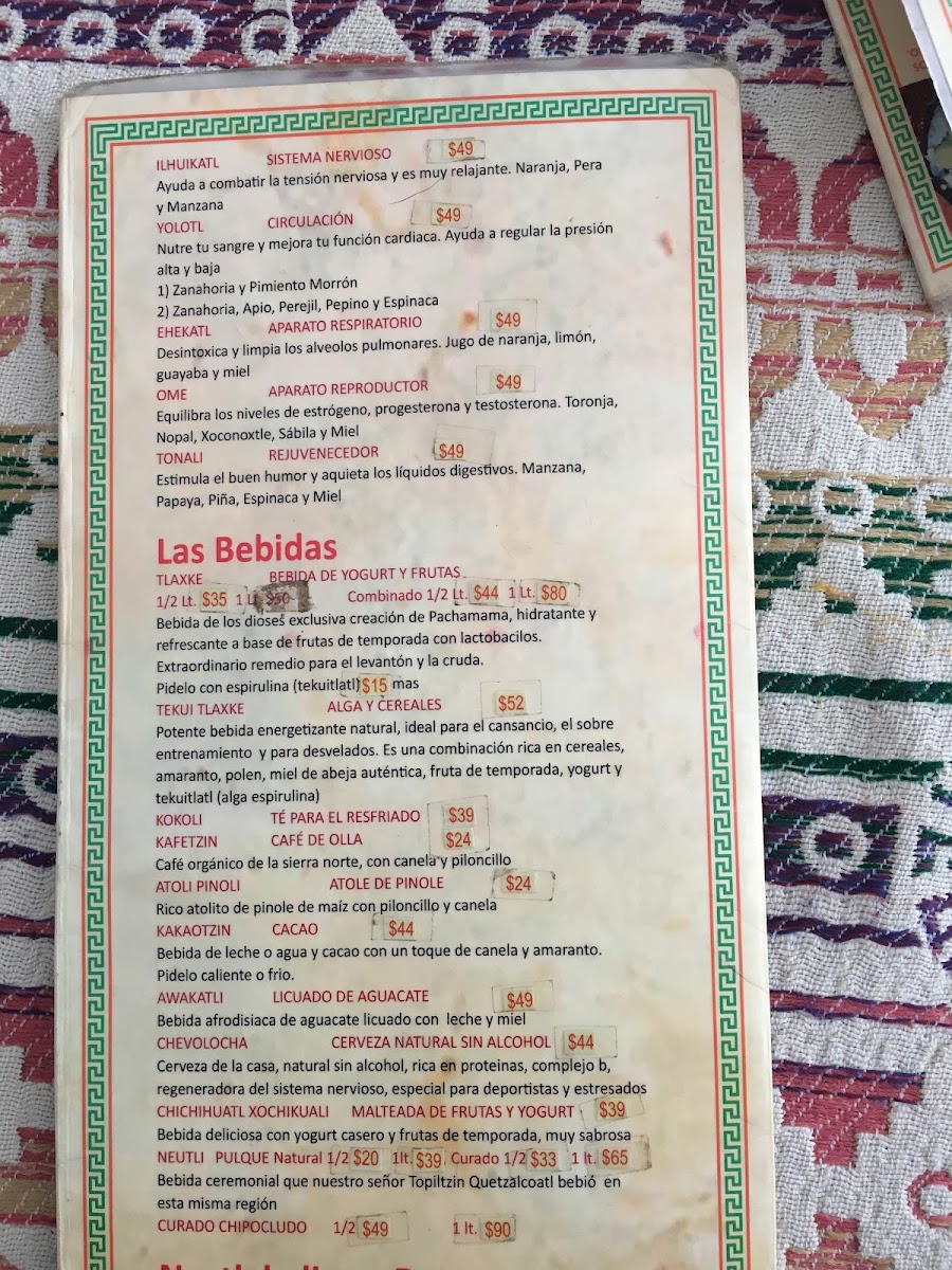 Koatlikue Pachamama Menu Photo 4