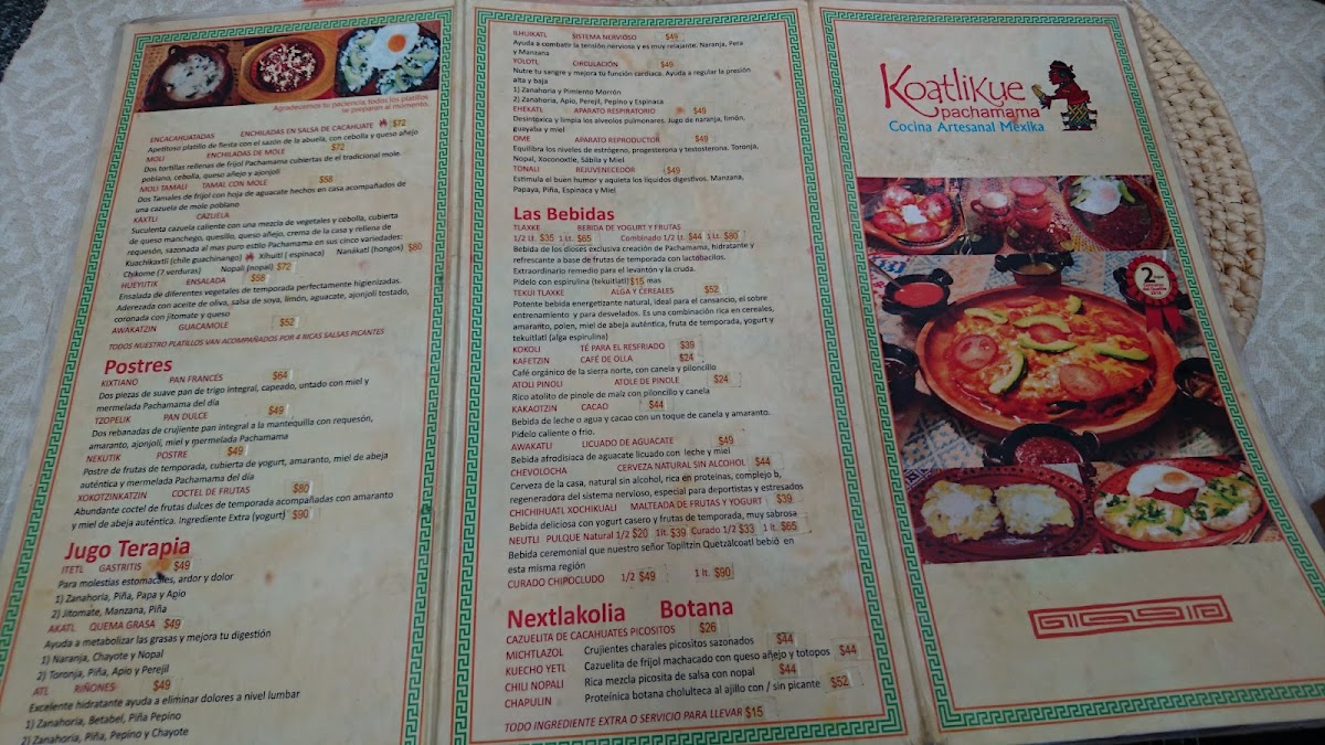 Koatlikue Pachamama Menu Photo 6