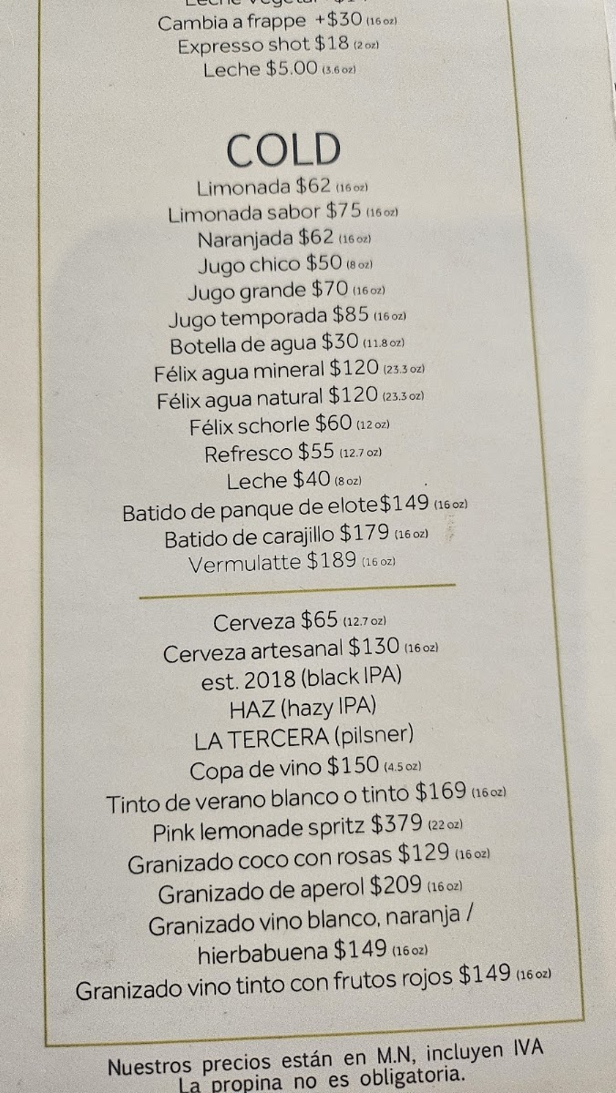 Kroket Menu