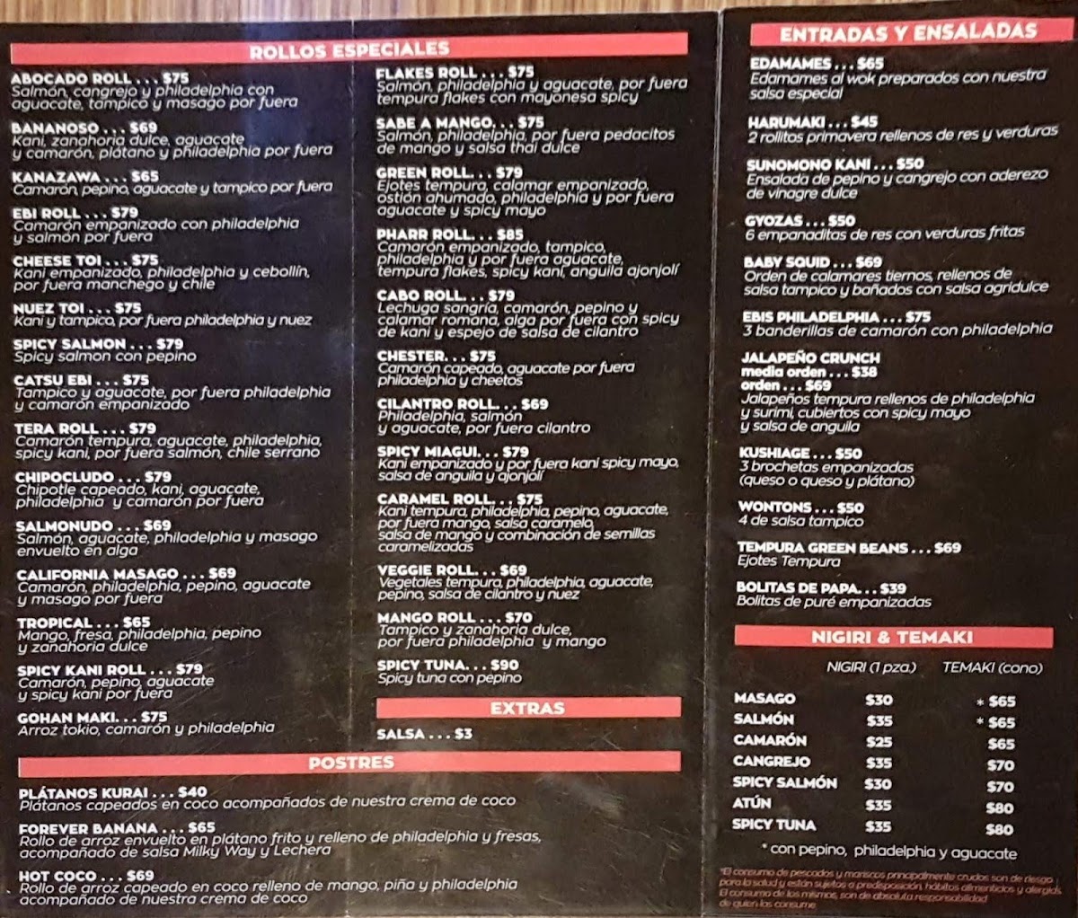 Kurai Sushi And Chinese Buffet Menu Photo 4