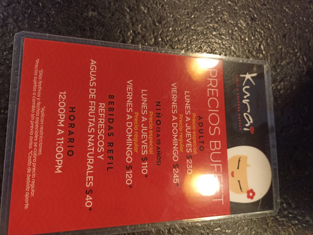 Kurai Sushi And Chinese Buffet Menu Photo 6
