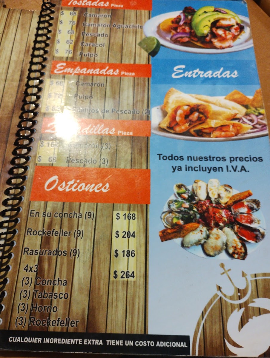 La Barranca Árboles Menu Photo 3