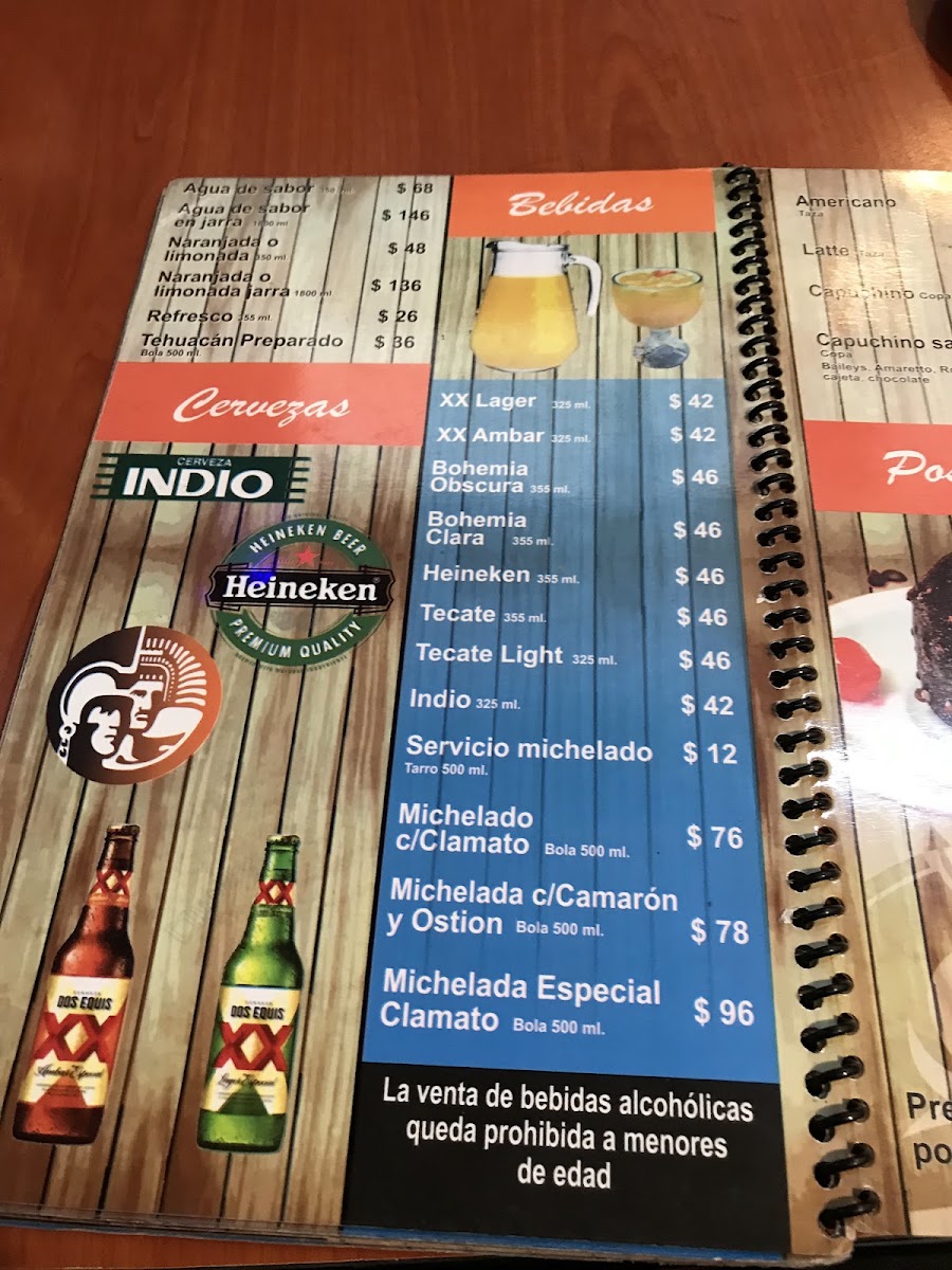 La Barranca Árboles Menu Photo 6