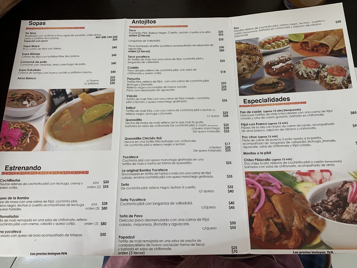 La Bomba Yucateca Menu Photo 3