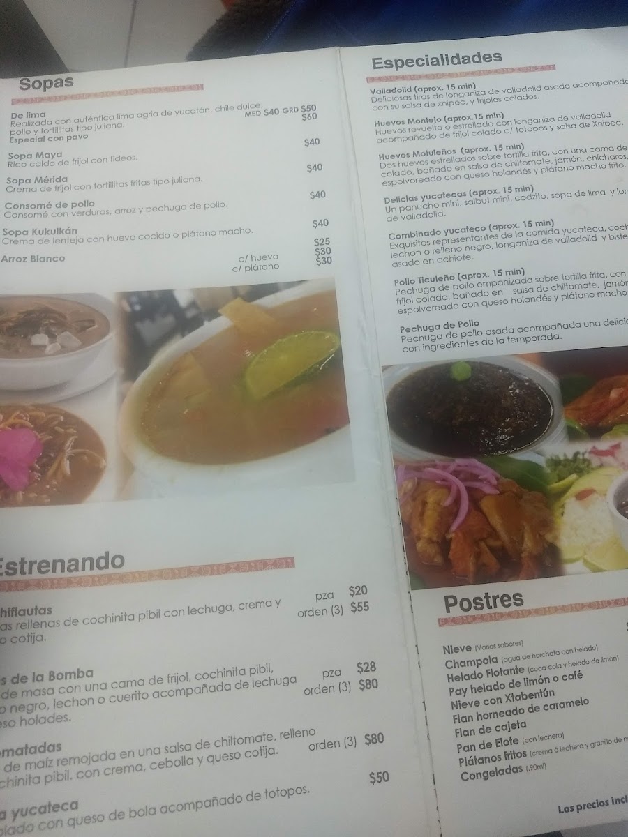 La Bomba Yucateca Menu Photo 9