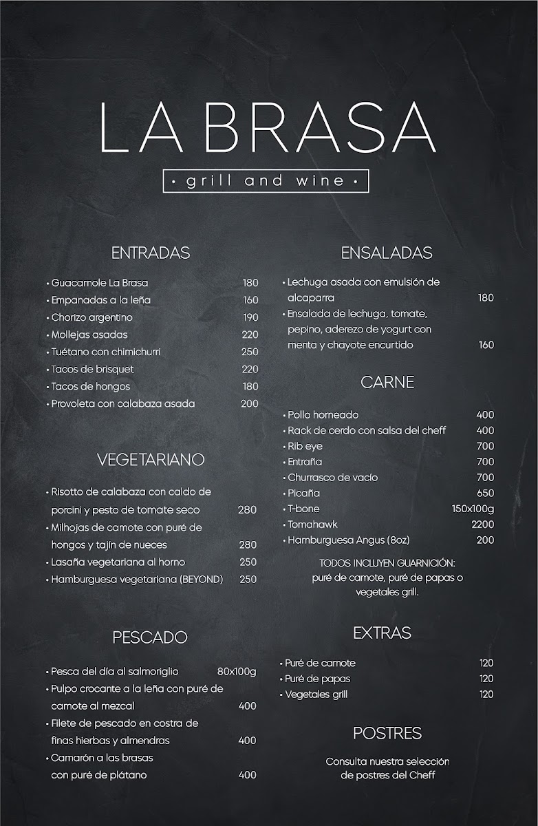 La Brasa Tulum Menu Photo 2