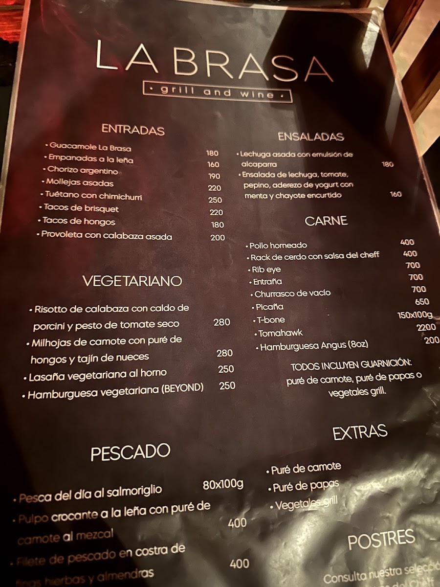 La Brasa Tulum Menu Photo 4