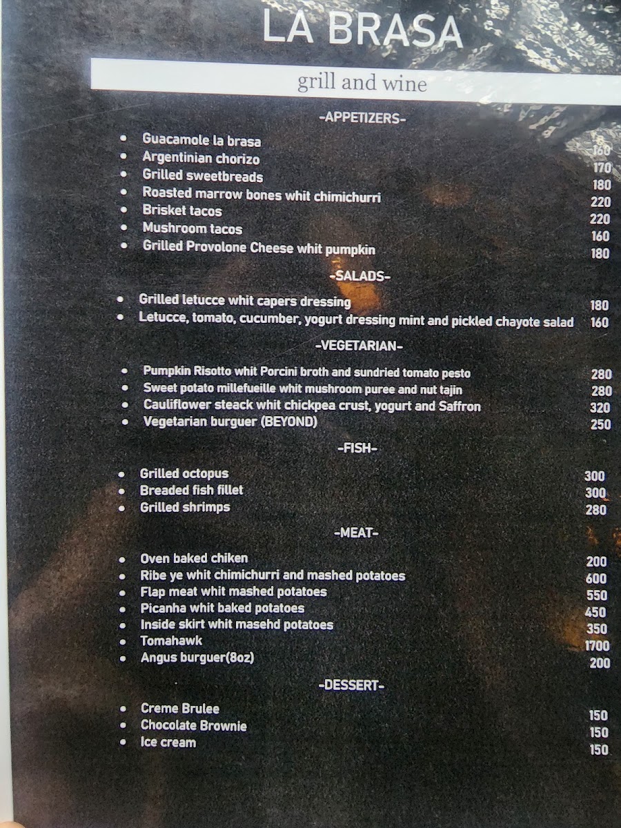 La Brasa Tulum Menu Photo 6