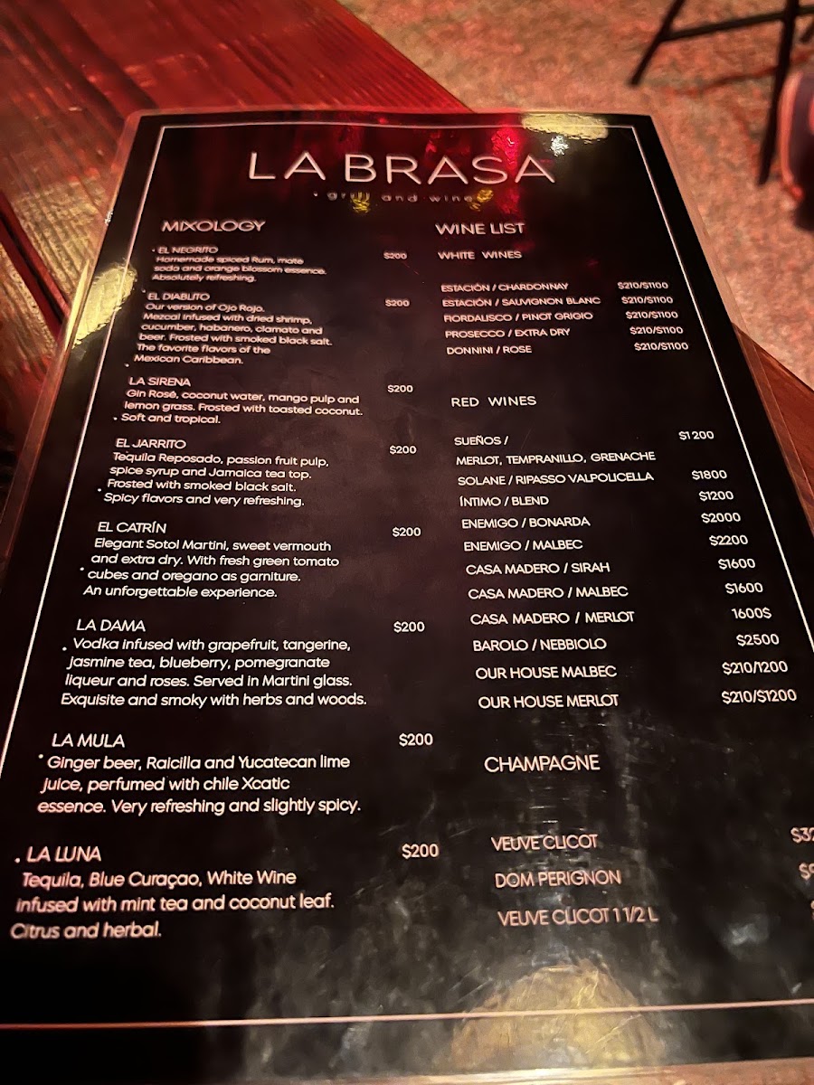 La Brasa Tulum Menu Photo 7
