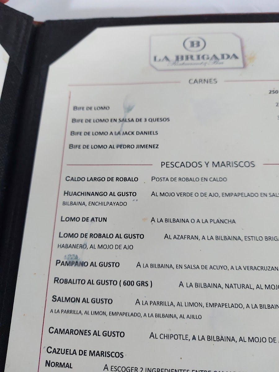 La Brigada Menu Photo 4