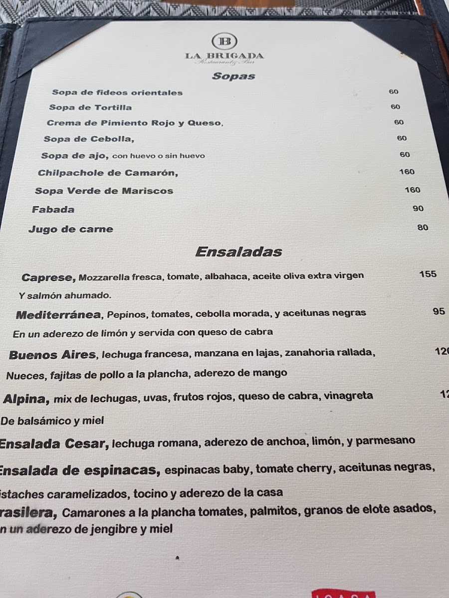 La Brigada Menu Photo 7