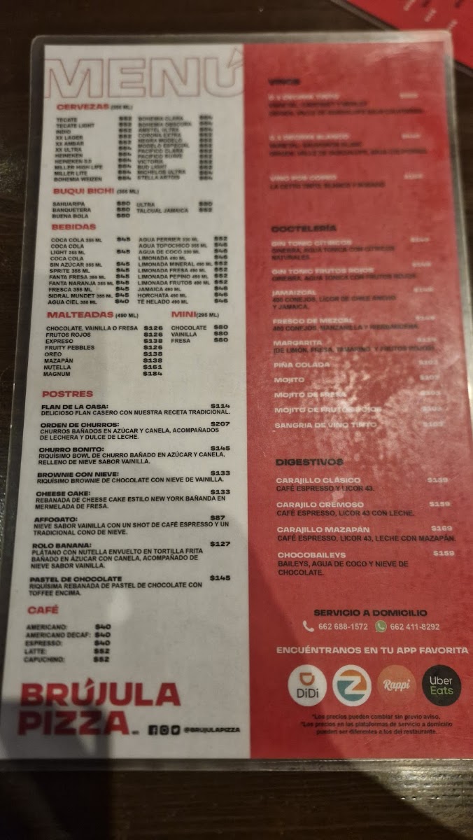 La Brujula Pizza Menu Photo 2