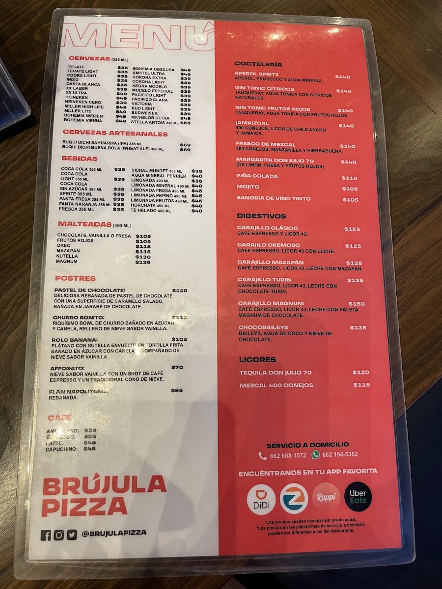 La Brujula Pizza Menu Photo 4