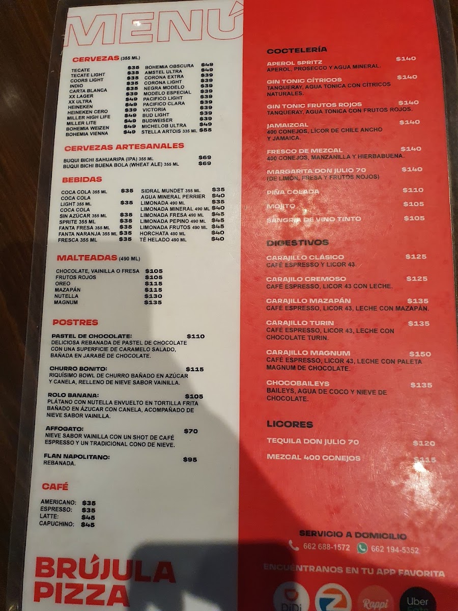 La Brujula Pizza Menu Photo 7